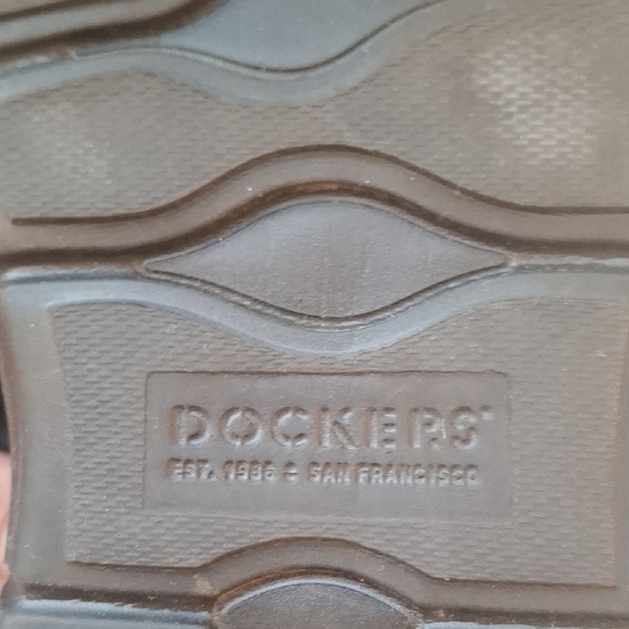 Dockers Men's 8 Sport Sandals Black Grey (Fits Women's 9.5-10) - Picture 2 of 7